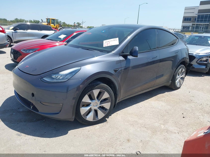 2023 Tesla Model Y, Удар сзади, IAAI, VIN 7SAYGDEE3PA040904 — фото 2