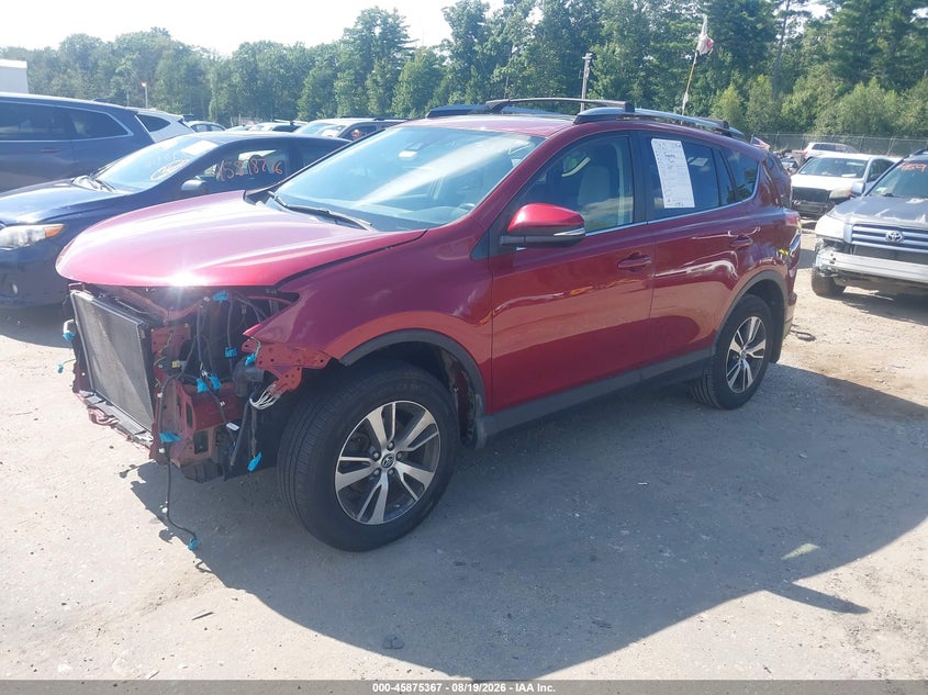 2018 Toyota RAV 4, Удар спереди, IAAI, VIN JTMRFREV7JD239540 — фото 2