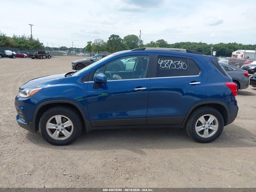 CHEVROLET TRAX 2019 VIN 3GNCJPSB8KL192184