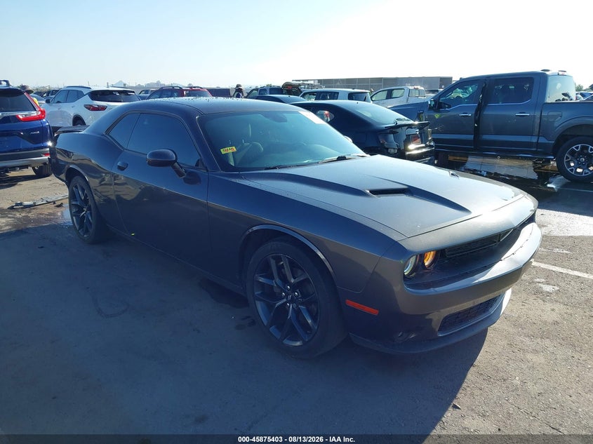 2019 Dodge Challenger Sxt, Left Rear, IAAI, VIN 2C3CDZAG2KH551454