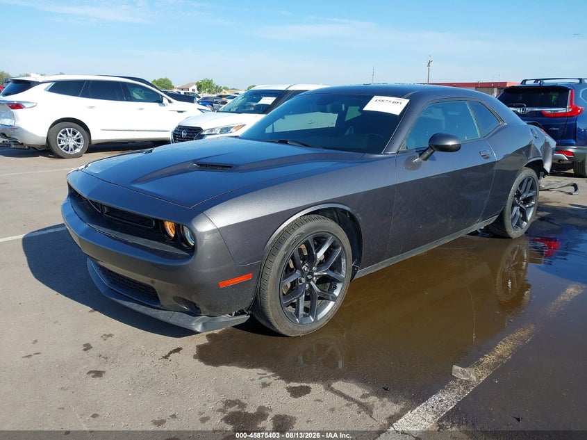 2019 Dodge Challenger, Лівий зад, IAAI, VIN 2C3CDZAG2KH551454 — фото 2