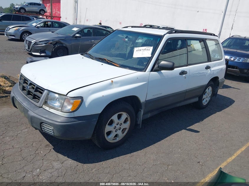 2000 Subaru Forester, Био/химия, IAAI, VIN JF1SF6356YG715990 — фото 2