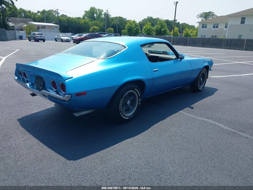 1972 CHEVROLET CAMARO auction photo 4