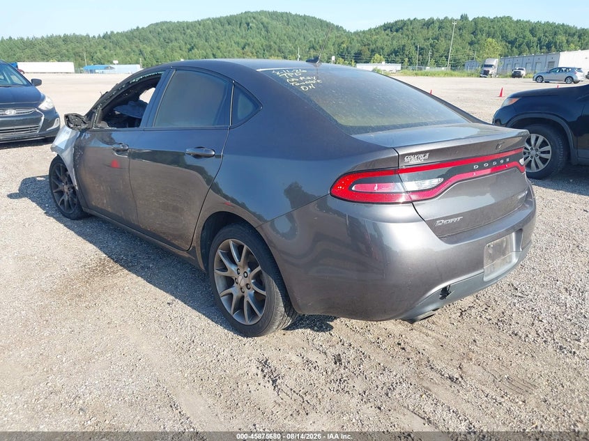 Vin: 1c3cdfbb3fd141721, lot: 46374676, dodge dart sxt 20153