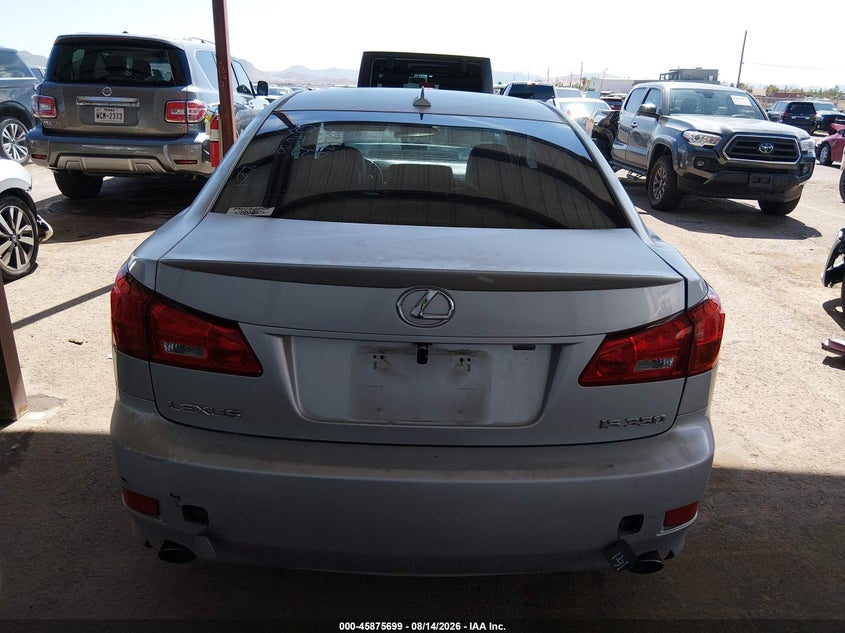 LEXUS IS 350 2008 VIN JTHBE262X85018677