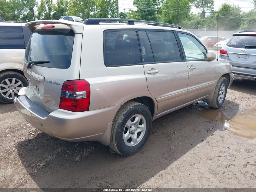 2007 TOYOTA HIGHLANDER SPORT UTILITY VEHICLE 2.4L I-4 DOHC, VVT, 155HP