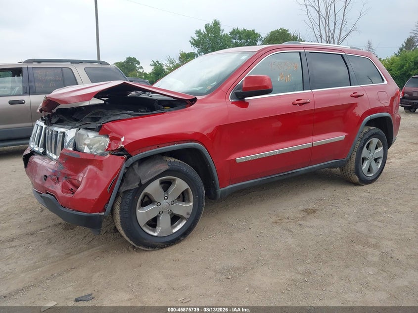 2011 Jeep Grand Cherokee, Удар спереду, IAAI, VIN 1J4RR4GG5BC655791 — фото 2