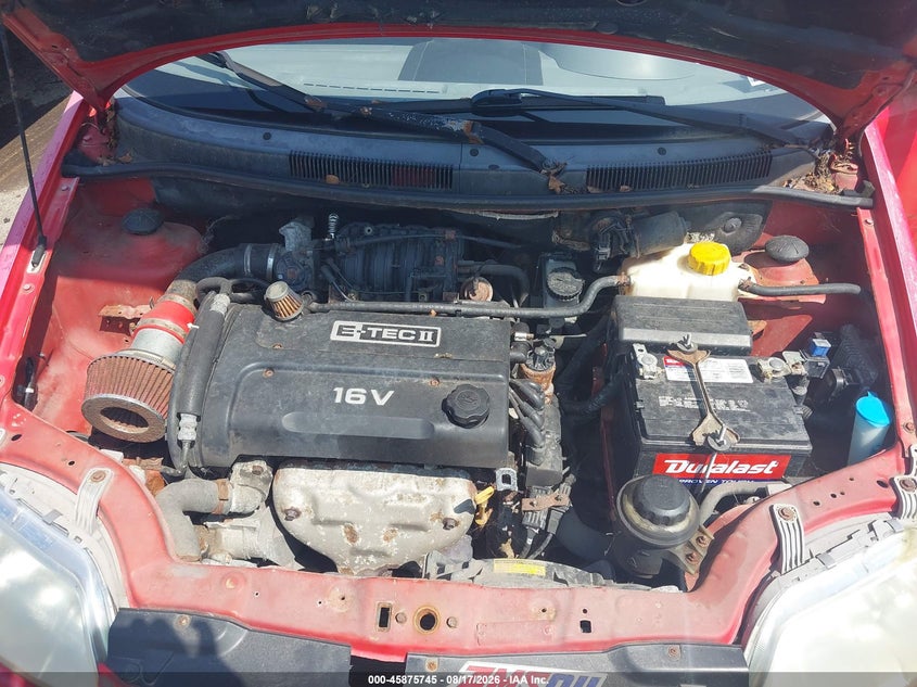 CHEVROLET AVEO 2005 VIN KL1TD62655B459033