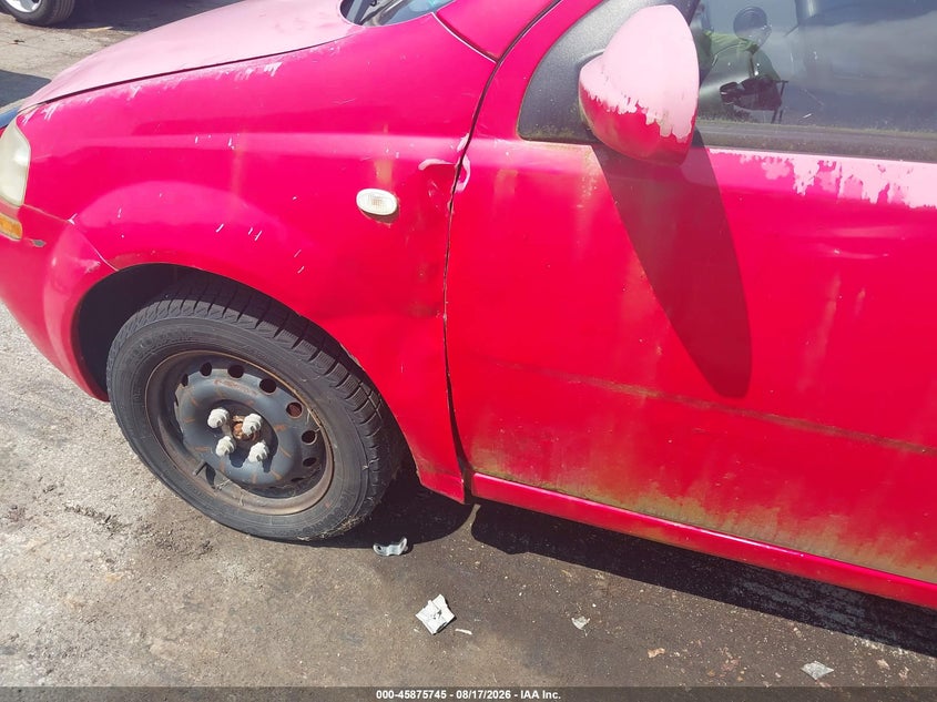 2005 CHEVROLET AVEO auction photo 6