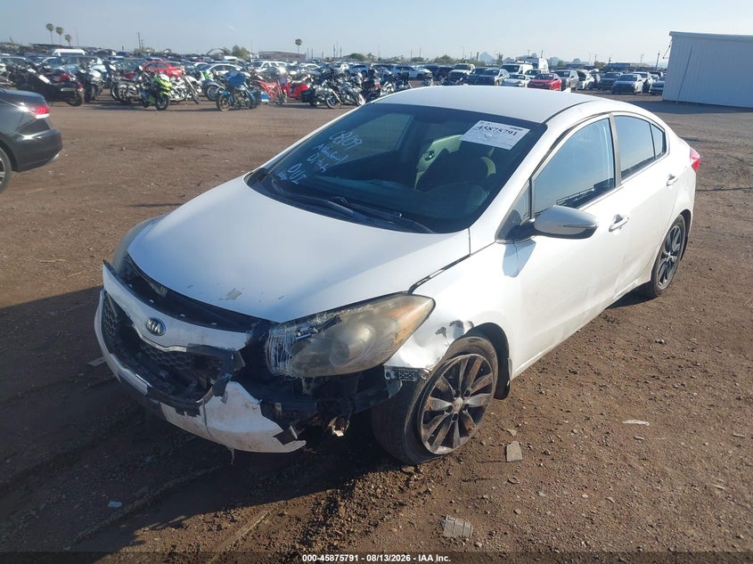 Vin: knafx4a81f5332586, lot: 46374787, kia forte ex 20152