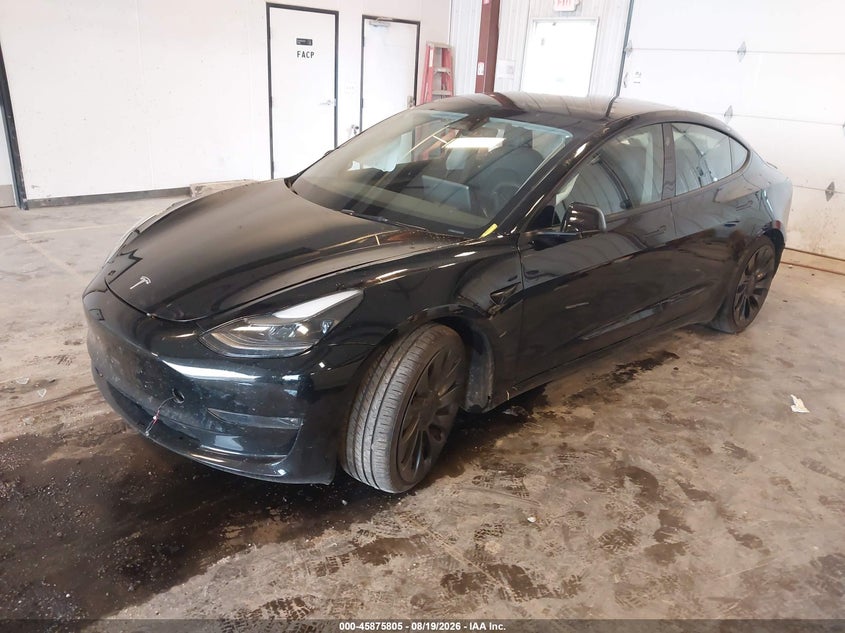 Vin: 5yj3e1ec3pf710982, lot: 46374800, tesla model 3 performance dual motor all-wheel drive 20232