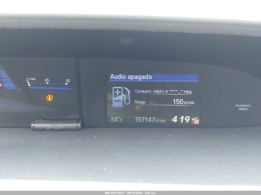 2015 HONDA CIVIC auction photo 7