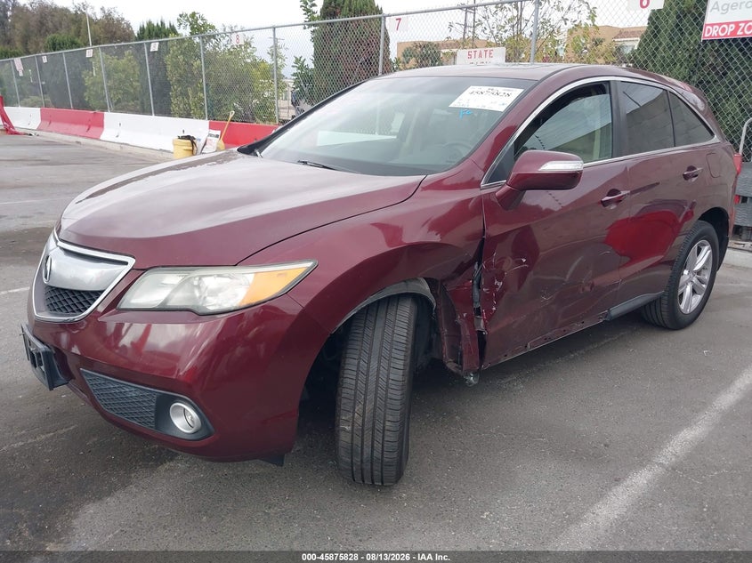 2015 Acura RDX, Лівий бік, IAAI, VIN 5J8TB3H53FL012967 — фото 2