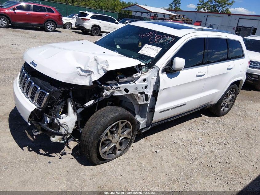 Vin: 1c4rjfbg4jc286789, lot: 46374835, jeep grand cherokee sterling edition 4x4 20182
