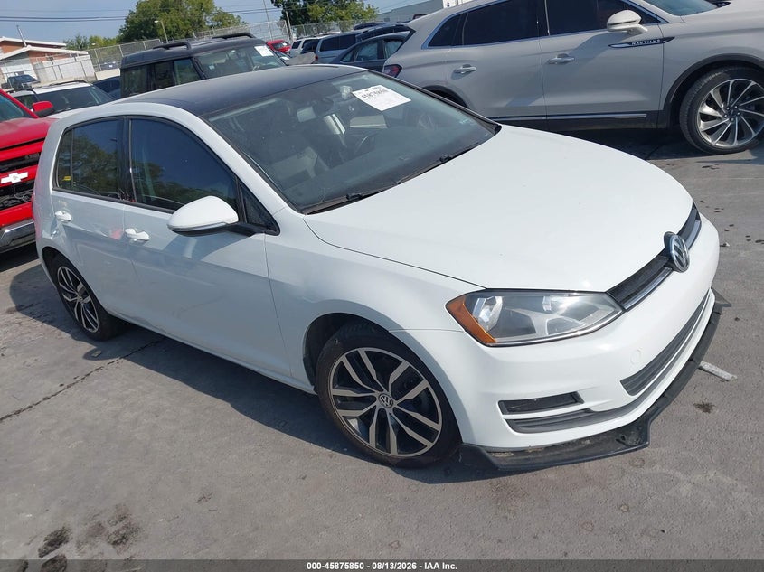 2016 VOLKSWAGEN GOLF auction photo 1