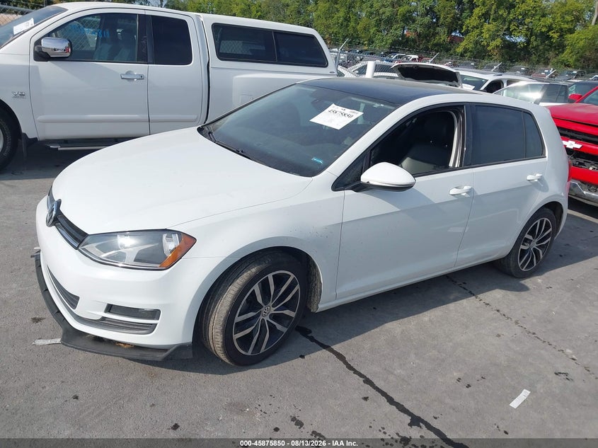 2016 VOLKSWAGEN GOLF auction photo 2