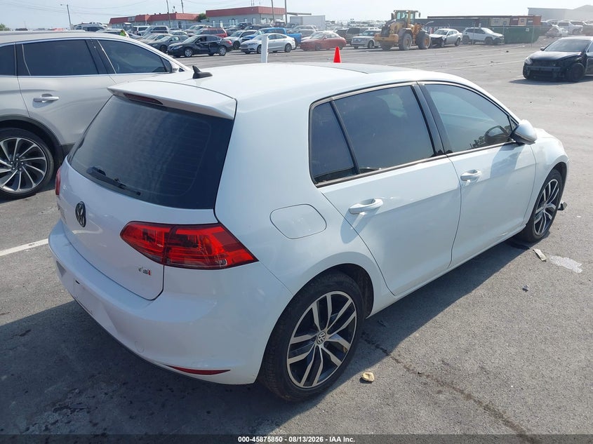 2016 VOLKSWAGEN GOLF auction photo 4