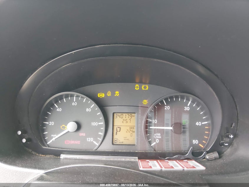 MERCEDES-BENZ SPRINTER 2500 2011 VIN WD3PE8CB1B5584159