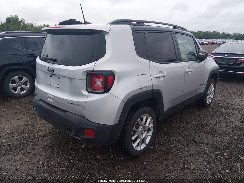 Vin: zacnjdd18mpm38131, lot: 46374859, jeep renegade limited 4x4 20214