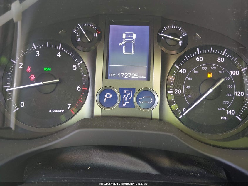 2016 LEXUS GX SPORT UTILITY VEHICLE 4.6L V-8 DOHC, VVT, 301HP