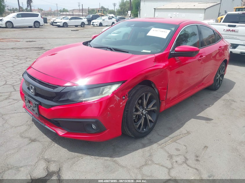 2019 HONDA CIVIC SEDAN 2.0L I-4 DOHC, VVT, 158HP