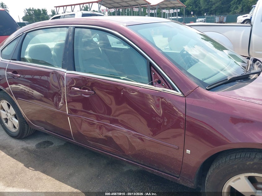 2007 CHEVROLET IMPALA SEDAN 3.5L V6 FI F