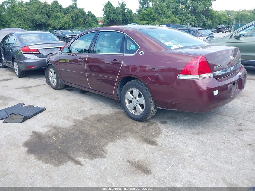 2007 CHEVROLET IMPALA SEDAN 3.5L V6 FI F