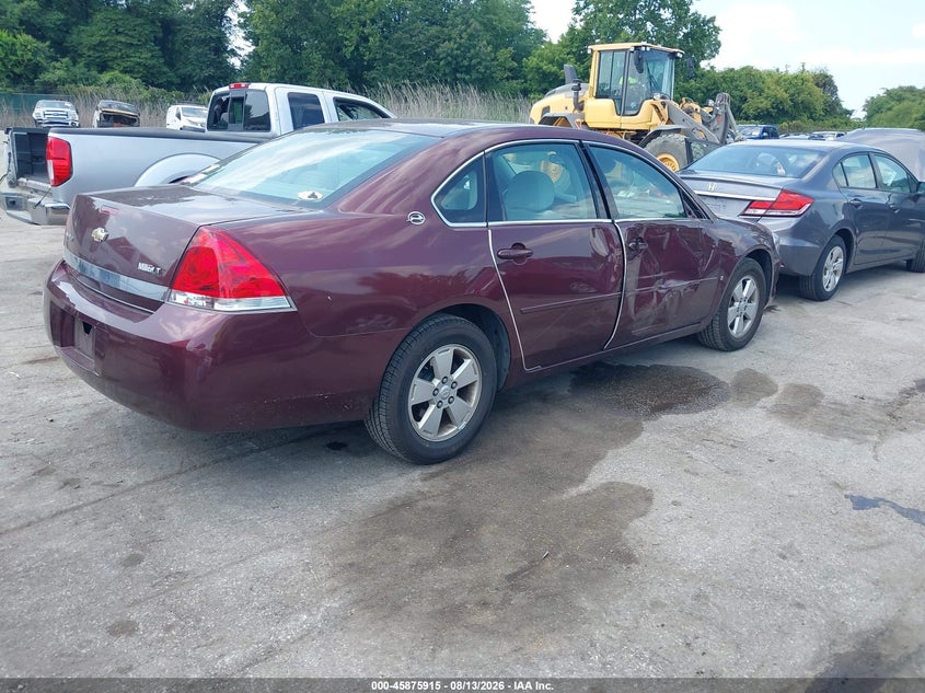 2007 CHEVROLET IMPALA SEDAN 3.5L V6 FI F
