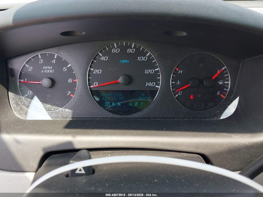 2007 CHEVROLET IMPALA SEDAN 3.5L V6 FI F