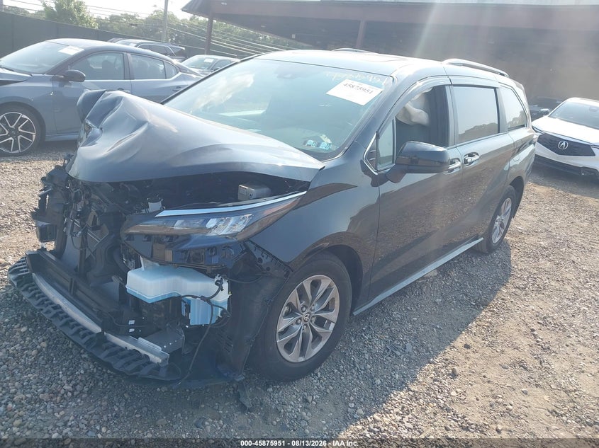 Vin: 5tdyrkec0ts324879, lot: 46374947, toyota sienna xle 20262