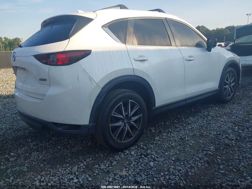 Vin: jm3kfacm3j0417732, lot: 46374977, mazda cx-5 touring 20184