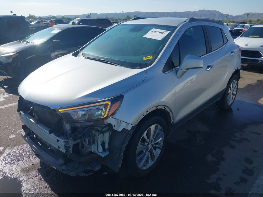 2020 Buick Encore Fwd Preferred, Front & Rear, IAAI, VIN KL4CJASB9LB351782 — photo 2