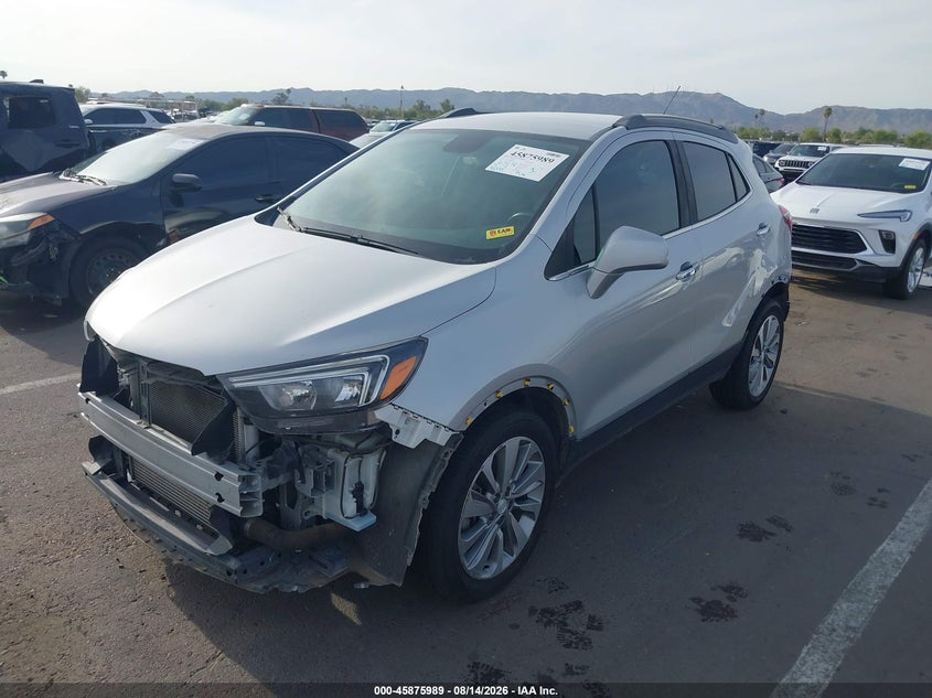 Vin: kl4cjasb9lb351782, lot: 46374985, buick encore fwd preferred 20202