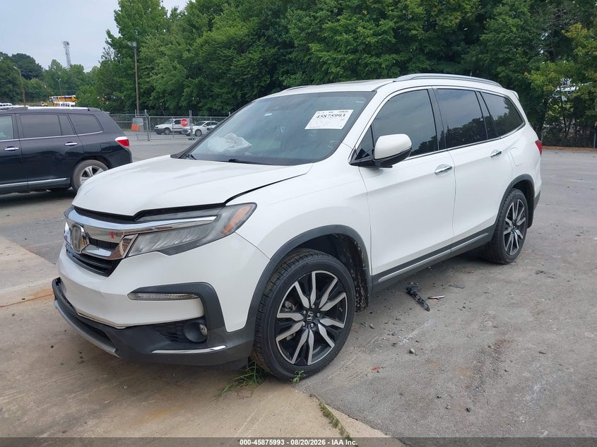 Vin: 5fnyf5h90lb015802, lot: 46374989, honda pilot 2wd touring 8 passenger 20202