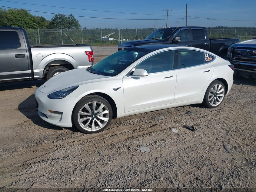 Vin: 5yj3e1ea1kf466563, lot: 46374992, tesla model 3 long range/mid range/standard range/standard range plus 20192