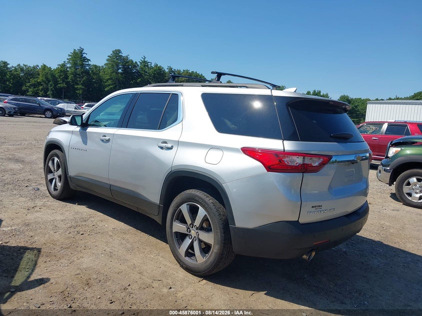 Vin: 1gnevhkw7mj155417, lot: 46374997, chevrolet traverse awd lt leather 20213
