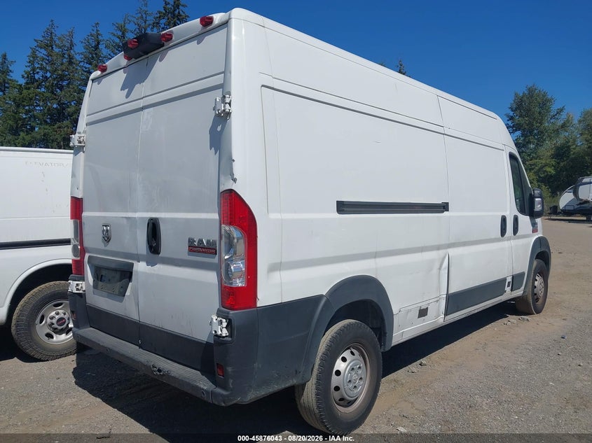 Vin: 3c6trvdg0ke531434, lot: 46375040, ram promaster 2500 high roof 159 wb 20194