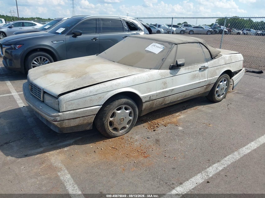 1990 Cadillac Allante, Обычный износ, IAAI, VIN 1G6VS3382LU127366 — фото 2