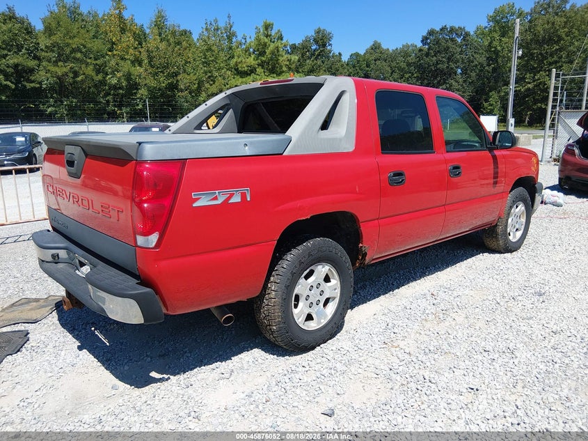 2003 CHEVROLET AVALANCHE 1500 auction photo 4