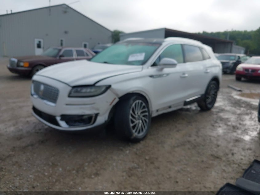 LINCOLN NAUTILUS 2019 VIN 2LMPJ8L98KBL13688