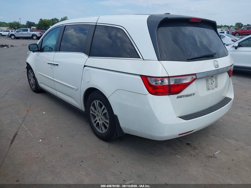 Vin: 5fnrl5h67cb111946, lot: 46375146, honda odyssey ex-l 20123