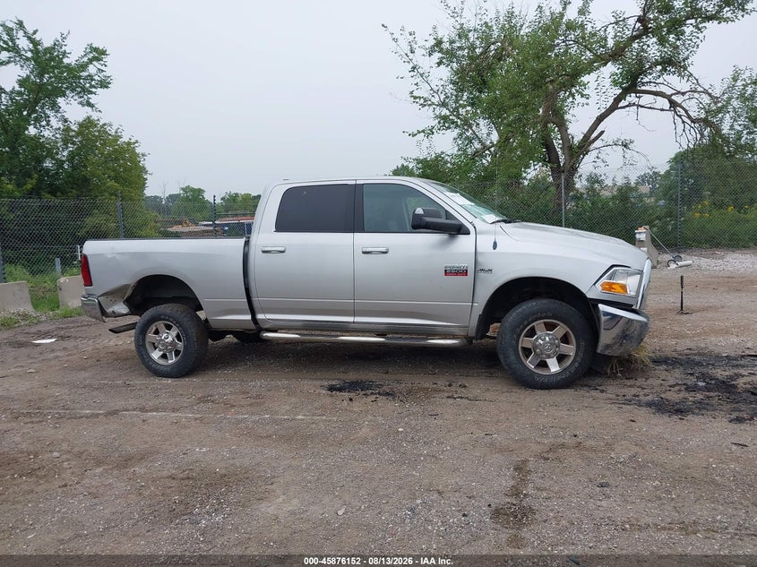 DODGE RAM 2500 2012 VIN 3C6TD5DT2CG121607