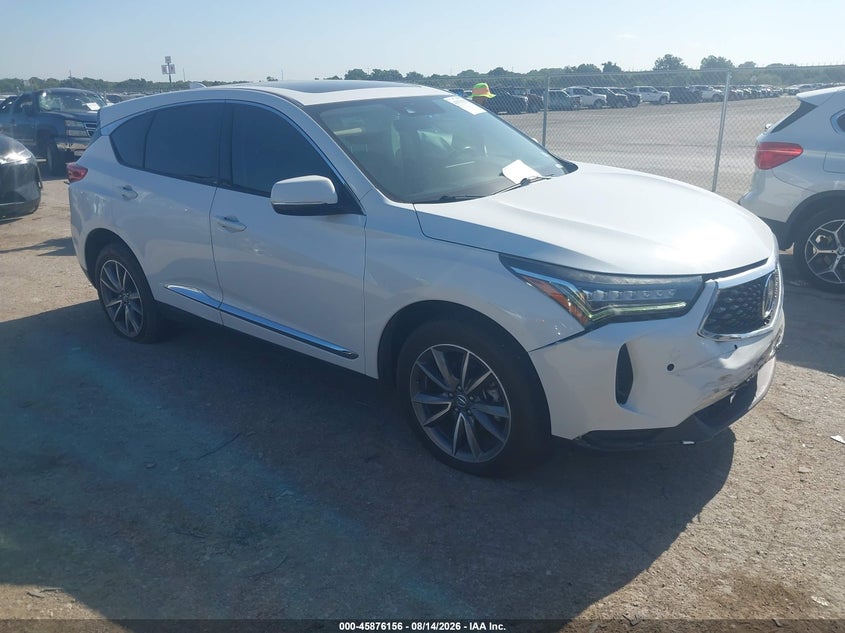 2022 Acura Rdx Technology Package, Перёд, IAAI, VIN 5J8TC1H55NL000075
