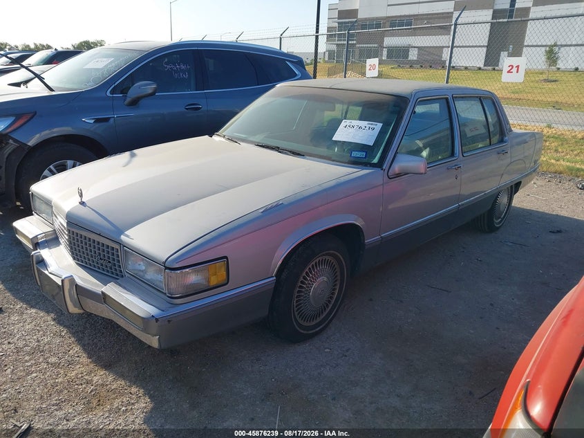 1990 Cadillac Fleetwood 60 Special, Обычный износ, IAAI, VIN 1G6CS5336L4280730 — фото 2