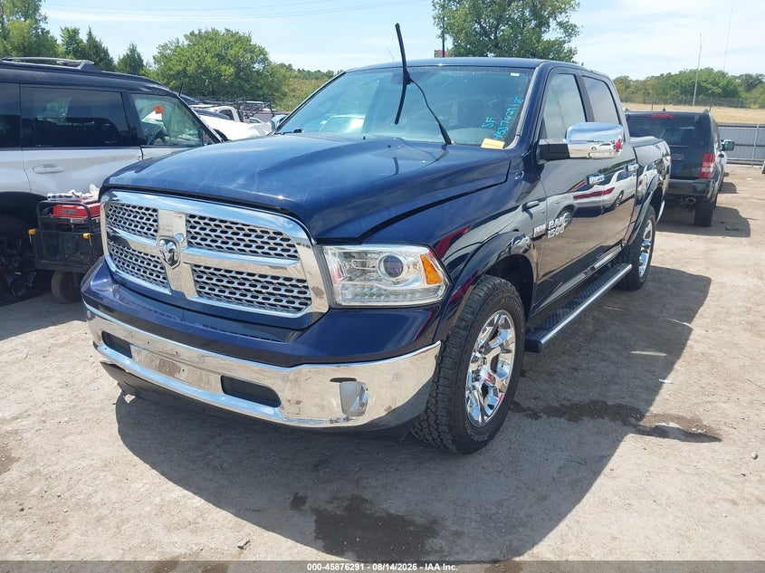 Vin: 1c6rr7nt0hs745699, lot: 46375287, ram 1500 laramie  4x4 5'7 box 20172