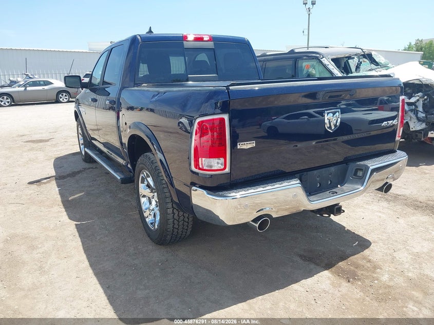 Vin: 1c6rr7nt0hs745699, lot: 46375287, ram 1500 laramie  4x4 5'7 box 20173