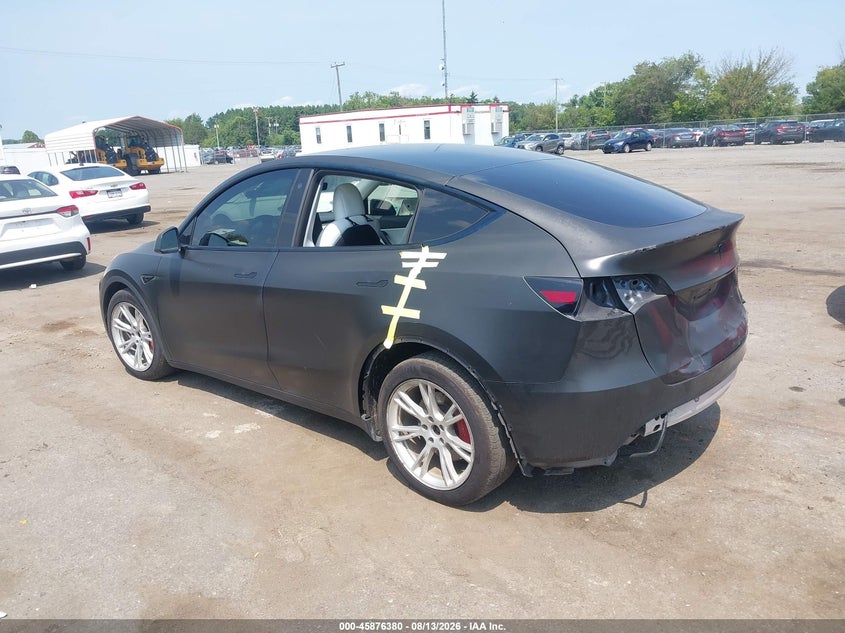 Vin: 7saygdef8nf515603, lot: 46375376, tesla model y performance dual motor all-wheel drive 20223