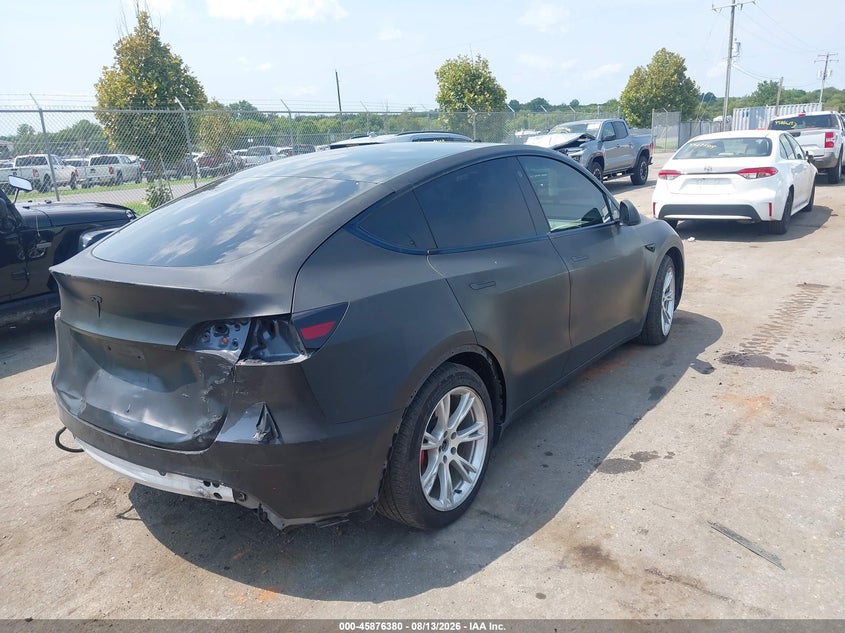Vin: 7saygdef8nf515603, lot: 46375376, tesla model y performance dual motor all-wheel drive 20224