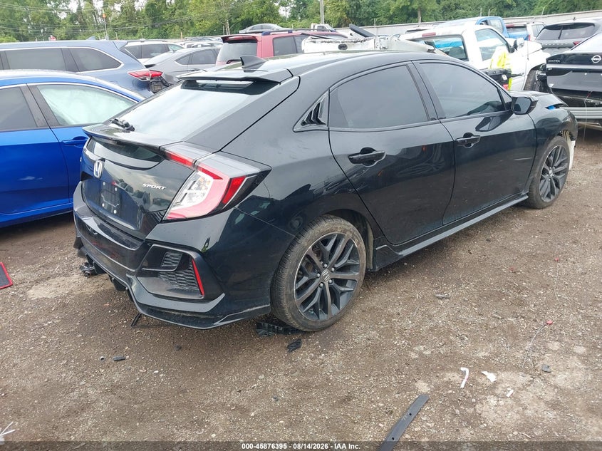 2021 HONDA CIVIC auction photo 4