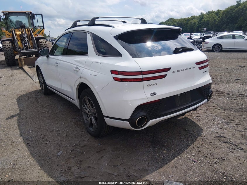 Vin: 5nmmcdtc4rh001686, lot: 46375408, genesis gv70 3.5t awd sport 20243